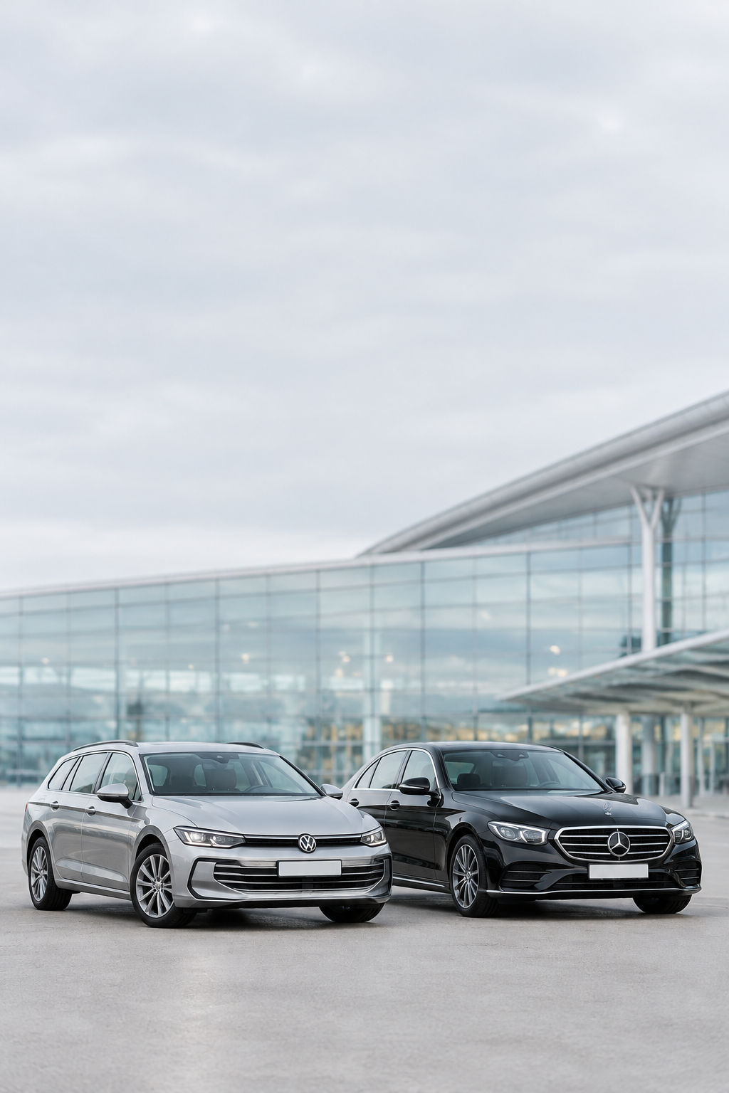 Professional chauffeur service UK — luxury black Mercedes S-Class airport transfer